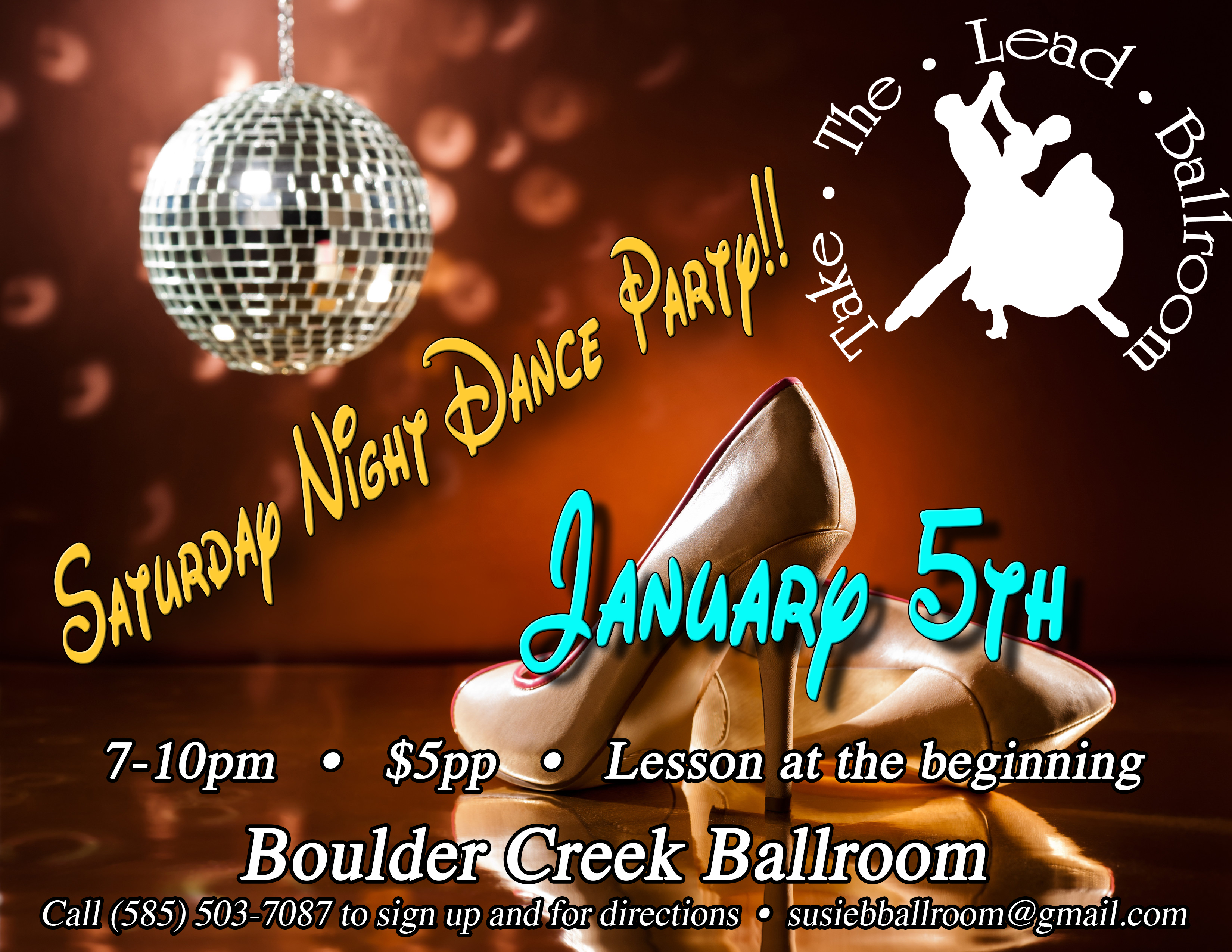 January Dance party Flyer